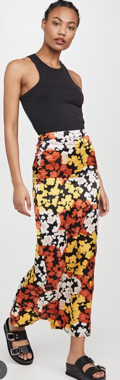 NWT McQ Alexander McQueen Silk Floral Maxi Shirt IT 38 US 2